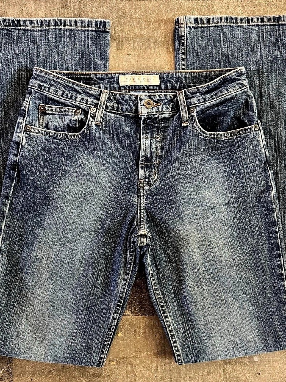 Vintage Maurice’s Straight Leg Size 5/6 Long Jeans